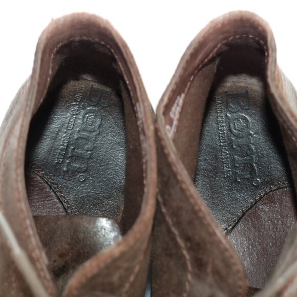 Born Mens Harrison Boot Size 11 M Brown Distressed Leather Lace Up Casual Chukka main image 7